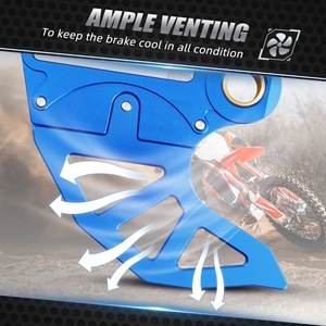 Protezione disco freno posteriore in alluminio niceckc per Husaberg <span class=keywords><strong>TE</strong></span> 125 2011-2014 FE250 FX350 FE501 2009-2014 - Product Image 3