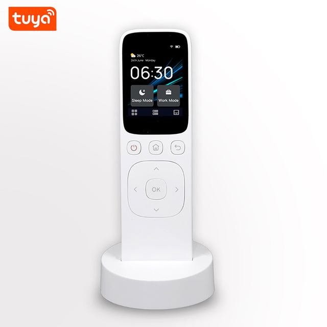 LEDEAST ZK01 Tuya Smart WiFi IR Remote Control Hub Handheld Universal Controller for TV AC and Home Appliances