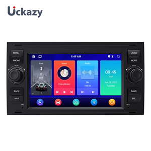 Autoradio 2 Din Android 14 LCD 7 pouces pour <span class=keywords><strong>Ford</strong></span> Focus/Fiesta/Mondeo/4 <span class=keywords><strong>C</strong></span>-<span class=keywords><strong>Max</strong></span>/S-<span class=keywords><strong>Max</strong></span>/Kuga avec <span class=keywords><strong>GPS</strong></span> intégré, CarPlay sans fil, HD OBD2 - Product Image 1