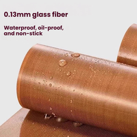 Tissu en fibre de verre E-Glass enduit de PTFE résistant à la chaleur, isolation thermique ignifuge, couverture de soudage, rideau, toile