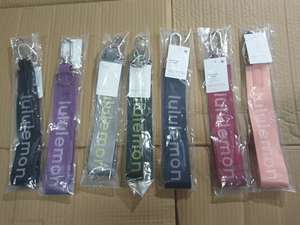 Logotipo personalizable de fábrica, cordón para teléfono móvil, riñonera Jacquard de nailon, correa de mano para llave, mismo estilo que <span class=keywords><strong>Lulu</strong></span> - Product Image 6