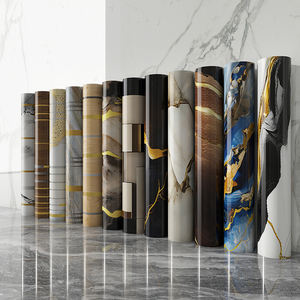 자가 접착식 폼 3D 벽지 롤 기하학적 패턴 방수 벽 스티커 서재 벽용 홈 데코레이션 - Product Image 6