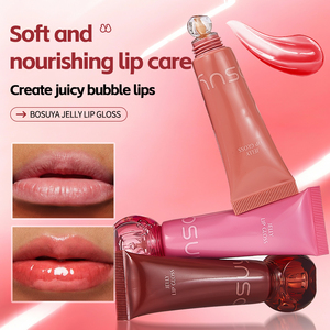 Gloss à lèvres gelée 10g NOUVEAU 2026 Végétalien Bio Peptide Effet Miroir Brillant Teinté Hydratant <span class=keywords><strong>Masque</strong></span> Lèvres Nourrissant Liquide Vente en Gros - Product Image 5