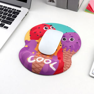 แผ่นรองเมาส์แบบมีแผ่นรองข้อมือลายการ์ตูนแบบกำหนดเองได้ พร้อมวัสดุซิลิโคนป้องกันรังสี มีสินค้าพร้อมส่ง - Product Image 5