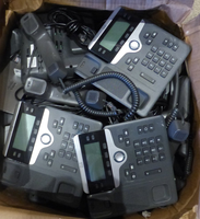 Plc Baru dan Asli, Paket 21 Buah Cp-7841-k9 V09 Telepon Voip Bisnis 4-Lini dengan Dudukan
