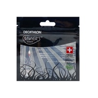 Sac avec fermeture éclair imprimé personnalisé vue horizontale fenêtre en plastique réutilisable leurres de pêche vers appâts