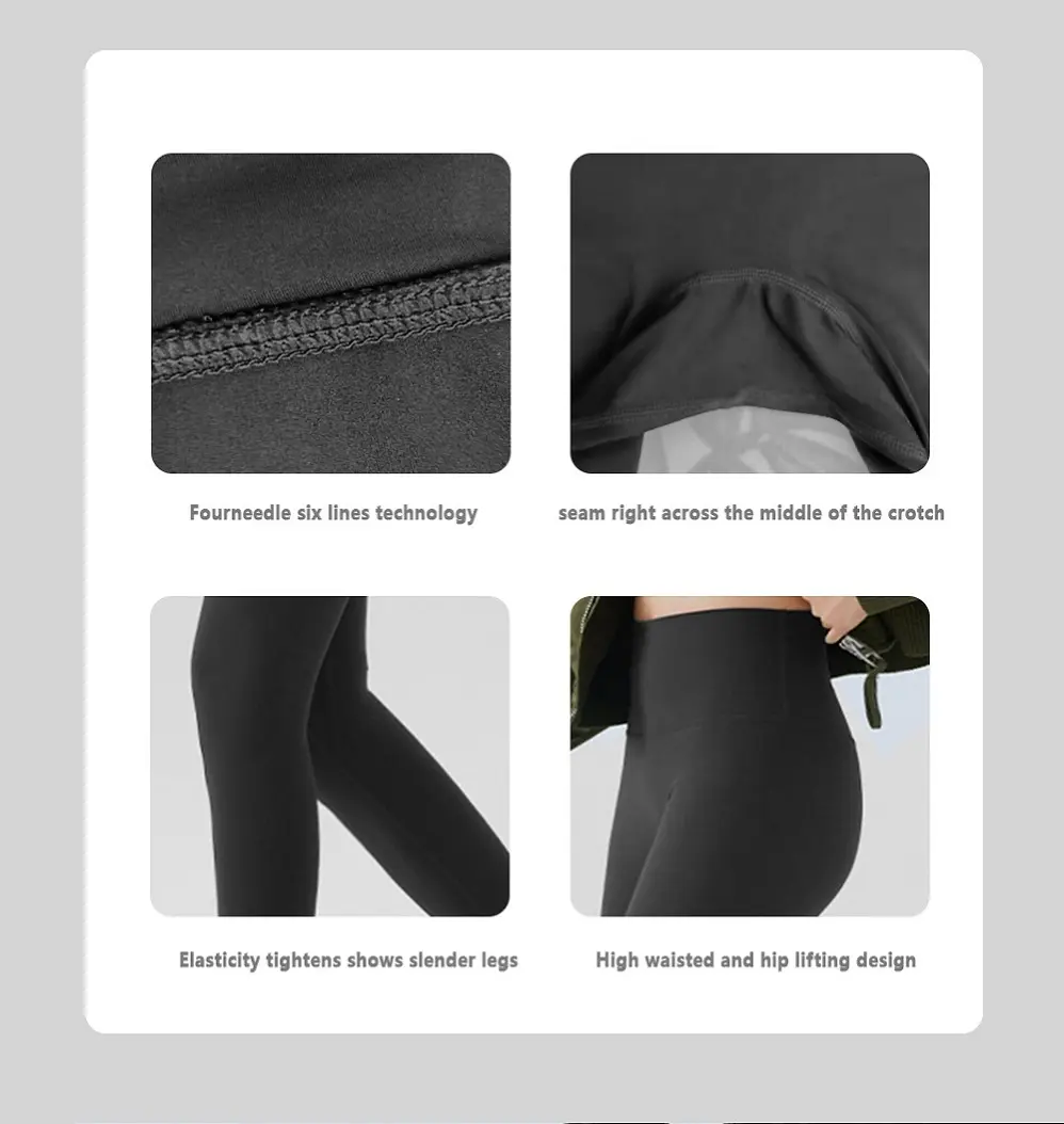 Alta qualidade poliamida elastano carga leggings atacado camiseta ginásio roupa de fitness y ioga leggings para as mulheres logotipo personalizado