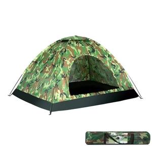 Carpa de Camuflaje para Exteriores, Portátil, para 1-2 Personas, Equipo de Camping para las Cuatro Estaciones, Colores Selva, Tela con Revestimiento Plateado Resistente a los Rayos UV - Product Image 3