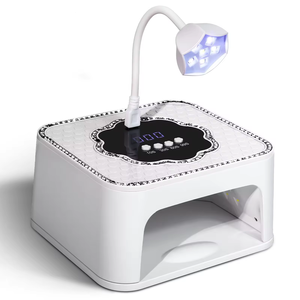 Séchoir à ongles UV LED intelligent 2-en-1 SUN BT-<span class=keywords><strong>23</strong></span> 288W 2026 avec capteur, strass et 45 LED, lampe UV LED ABS avec USB - Product Image 3