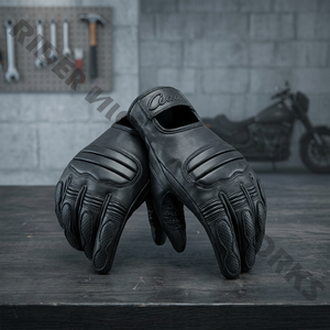 Guantes de Motocicleta Claw de Cuero Genuino, Largos hasta la Muñeca, Transpirables, con Pantalla Táctil, Forro de Felpa Ecológico, Estilo Deportivo para Ciclismo y Viajes - Product Image 2
