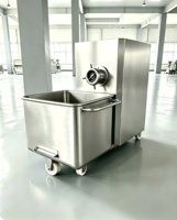 Nueva Máquina Picadora de Carne Industrial Eléctrica de Alta Capacidad, 1000 kg/h de Capacidad de Producción para Restaurantes de Cadena