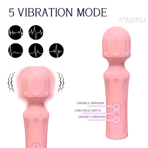Venta caliente de silicona Cuerpo Femenino clítoris masajeador vibrador fuerte potente de mano Japón Av sexo varita masajeador - Product Image 6