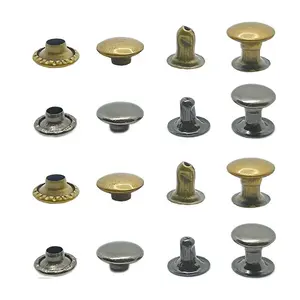 Footwear Accessories Double Dome Hat Rivet Garment For Luggage Leather And Shoe Garment Rivets