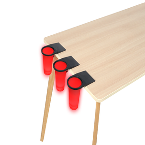 <span class=keywords><strong>Jeu</strong></span> de <span class=keywords><strong>Pong</strong></span> de Table Clip and Play pour Tous les Âges avec LED et Gobelets (Table Non Incluse) – Ensemble de <span class=keywords><strong>Jeu</strong></span> de Lancer avec Balles de <span class=keywords><strong>Ping</strong></span>-<span class=keywords><strong>Pong</strong></span> - Product Image 3