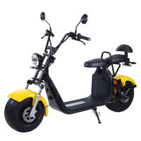 Citycoco 2000W 25Km/h 45Km/h CEE COC CE DOT Trottinette Électrique à Deux Roues Suspension Fourche Avant Frein à Disque pour Adultes