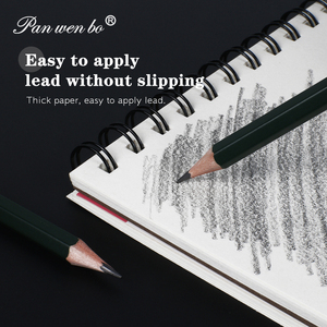 Panwenbo 9x12inch Sketchpad 24 Sheets 110gsm Axit Miễn Phí Phác Thảo Vẽ Giấy Pad Xoắn Ốc ràng buộc Phác Thảo Cuốn Sách Cho Trẻ Em Người Lớn - Product Image 3