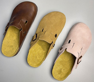 Birkenstocks <span class=keywords><strong>Boston</strong></span> Flat Black <span class=keywords><strong>Clog</strong></span> Zapatillas Temporada de verano Evergreen Style Slip-on Cierre Tendencia de moda para jardín al aire libre - Product Image 5