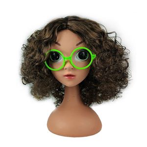 <span class=keywords><strong>Perruque</strong></span> de princesse Elsa Anna pour fille, accessoires pour fête d'Halloween, carnaval, déguisement Belle, sirène, Raiponce, Aurore, <span class=keywords><strong>Blanche</strong></span>-Neige, Ariel - Product Image 3