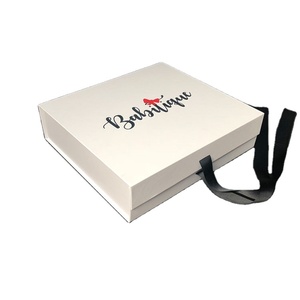 <strong>Eid</strong> Mubarak Custom Luxury Abaya <strong>Gift</strong> Packaging <strong>Box</strong> Personalized Foldable Magnetic Black Paper Packaging <strong>Box</strong> for Clothing - Product Image 5