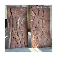 Modernes Design Steinwand verkleidung Fliesen Großhandel 3D-Modell Außen Rock Look Kunststein Wasserfälle Big Slab Stone Form