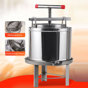 Chất lượng cao thép không gỉ tổ ong sáp ong mật ong Lược sáp ong Máy ép mật ong Máy chế biến bán từ Trung Quốc - Product Image 1