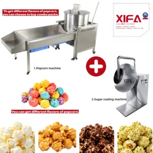 Machine à Popcorn Commerciale en Acier Inoxydable pour Caramel et Maïs Soufflé, Certifiée CE, à Vendre en Chine - Product Image 1