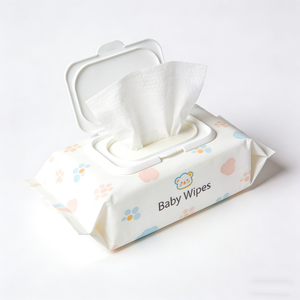 Lingettes pour bébé hypoallergéniques à pH équilibré pour le nettoyage des mains <span class=keywords><strong>et</strong></span> du visage, pour les peaux délicates des bébés - Product Image 4