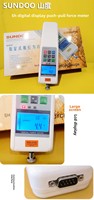 SUNDOO SHB-20 Digital genggam asli, pengukur kekuatan Pull-Push Dial untuk alat ukur kekuatan regang