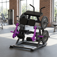 Machine à flexions de jambes debout, équipement de salle de sport commercial, machine de fitness pour l'entraînement des muscles des jambes