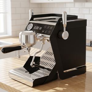 Cafetera Espresso Semiautomática de 15 Bares, Acero Inoxidable, Tanque de Agua de 1.8L, Cafetera Eléctrica de 2700W con Sistema de Agua Caliente - Product Image 1