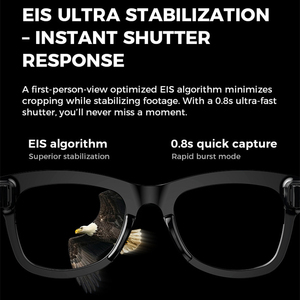 Gafas Inteligentes Epro M01 800W Inalámbricas con Grabación de Foto y Video HD, Cámara Wifi, Llamadas de Voz BT, Traducción por IA, Gafas Portátiles, ¡Venta Caliente! - Product Image 6