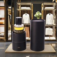 Flacon de parfum de luxe OEM 30ml 50ml, flacon en verre vide personnalisé, style classique, flacons cylindriques personnalisés pour parfum et diffuseur
