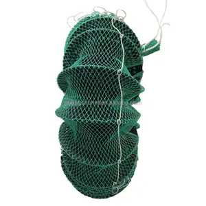 Breding aquatics netting gear foldable diversified mesh cage scallops lantern net