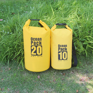 ถุงอบแห้งพีวีซีกันน้ำ500D โลโก้ออกแบบได้ตามต้องการ2L/5L กันน้ำสำหรับปีนเขาล่องลอยลอยน้ำได้ - Product Image 5