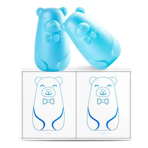 2023 New Upgrade Hot Sell High Quality cleaner self cleaning toilet toilet bowl cleaner cute bear shape lasts 90 days