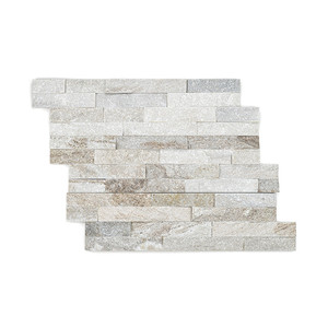 Muretto in Quarzo Bone 15x55 cm 25 mm Finitura Opaca Bordi Irregolari Piastrella in Pietra Naturale - Product Image 2