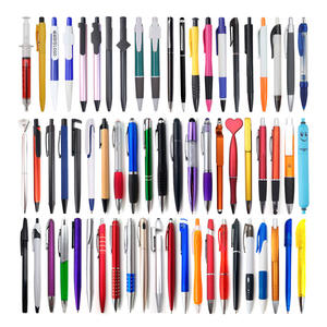 Stylo bille en plastique jaune, bleu, noir le moins cher pour le bureau, l'école, l'écriture, les cadeaux, la papeterie - Product Image 2
