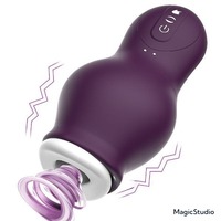 Realistischer Elektrischer Masturbator für Männer mit Vollautomatischer Teleskopfunktion und Saugeffekt