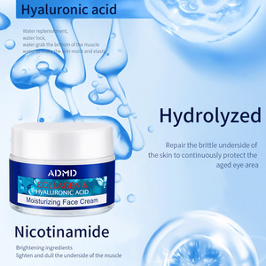 Crème pour le visage au collagène, soin de la peau du visage, collagène naturel biologique, acide hyaluronique, crème hydratante pour le visage, étiquette privée personnalisée - Product Image 4