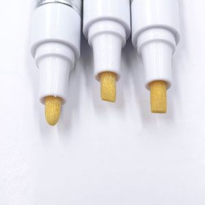 <span class=keywords><strong>Stylo</strong></span> marqueur de pompe en aluminium vide rechargeable de couleur or <span class=keywords><strong>stylo</strong></span> de réparation des rayures de <span class=keywords><strong>voiture</strong></span> bricolage tube de <span class=keywords><strong>stylo</strong></span> vide en aluminium personnalisé pour l'écriture OEM - Product Image 2