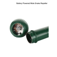 Répulsif vibrant pour animaux à piles en ABS, à piquer dans le sol, pour extérieur, contre les rongeurs/souris, rats, taupes, gophers, écureuils, campagnols, serpents