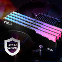 Mémoire RAM RGB CUSU DDR4 8Gbx2 16Gbx2 3200Mhz 3600Mhz DDR4 1.35V Dual Channel UDIMM pour ordinateur de bureau