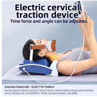 Dispositivo Eléctrico Médico de Tracción Cervical, Estirador Cervical para Alivio del Dolor de Cuello y Calentamiento