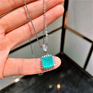 Vintage Minimalist 9*9mm Cubic Zirconia Inlaid Jewelry Eco-friendly Copper Sunflower Pendant <b>Cross</b> <b>Chain</b> Necklace for Women - Product Image 1