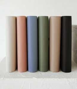 Premium B5 <strong>A4</strong> A5 A6 Custom logo Gift Pu Leather Baby Wedding Bride Padfolio Portfolio Organizer Budget 6 Ring Binder <strong>Planner</strong> - Product Image 2