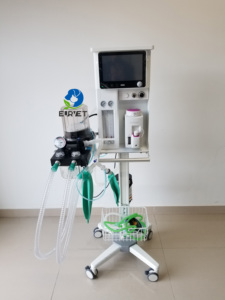 EURVET Medizinisches Anästhesiegerät mit Backup-Lithiumbatterie, Anästhesie-Workstation mit Mehrfachbelüftungsmodi für Klinische Anwendungen - Product Image 4