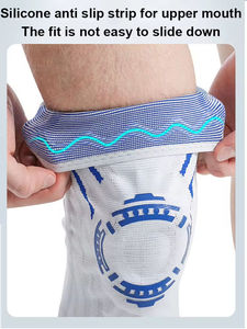 Genouillère de compression personnalisable avec logo, anneau rotulien en silicone, respirante, pour le sport - Product Image 2