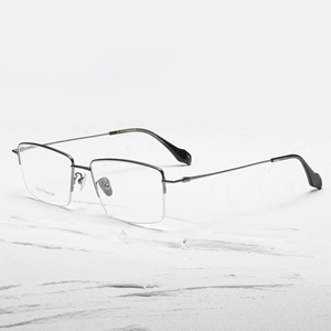 Gafas Ópticas de Titanio Cuadradas Vintage para Hombre, Ligeras, con Montura de Acetato Elegante, Directo de Fábrica - Product Image 5