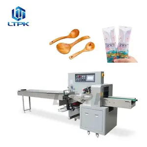 LTPK LT-250X一次性勺子包装机设备自动木勺塑料叉勺包装机