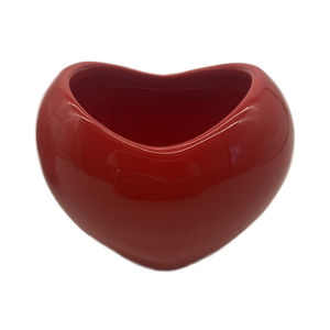 Vaso di fiori in ceramica per san valentino a forma di cuore con vaso per piante da tavolo - Product Image 2